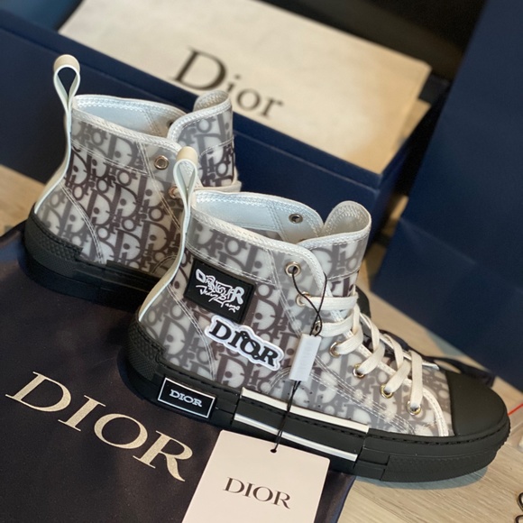 dior hightop shoes